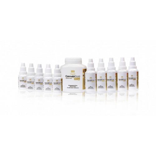 12ml CannabiGold zlatý olej 15% CBD