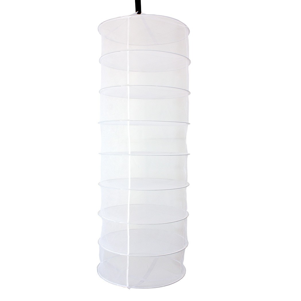 Lighthouse sušící síť osmipatrová bílá, kulatá 55cm