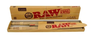 Dutinky RAW Cones LEAN, 109mm, box 20ks