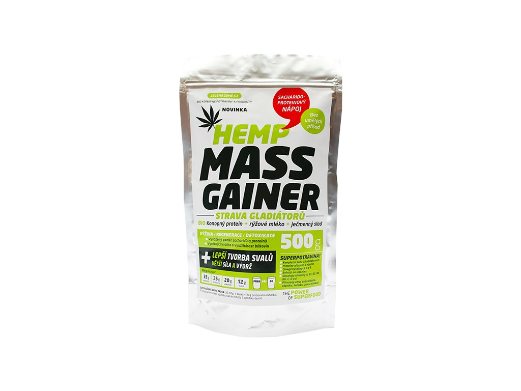 Konopný gainer Fitness 500 g