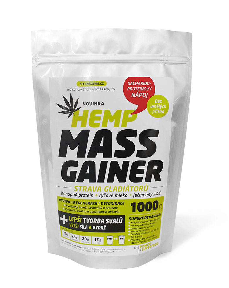 Konopný gainer Fitness 1kg