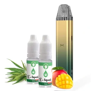 CBD vaporizační balíček (vaporizační pero + 2x liquid)