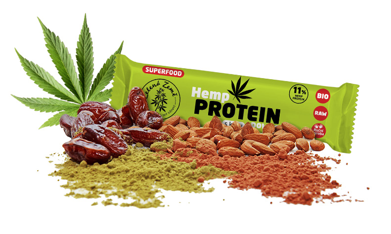 Proteinová tyčinka BIO - konopí a kešu 40 g