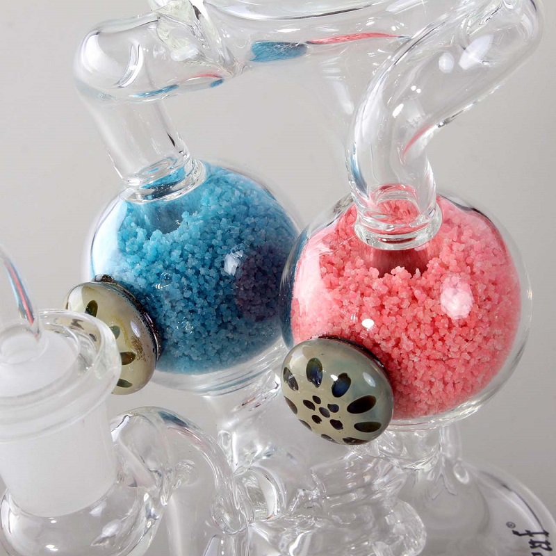 Black Leaf Recycle Bong na Dab Svítící