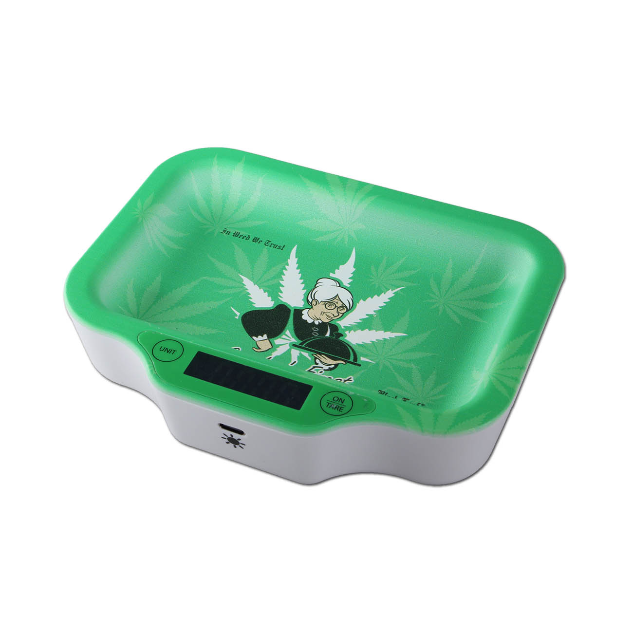 Black Leaf Digital Scale with Light GRANDMA'S FINEST