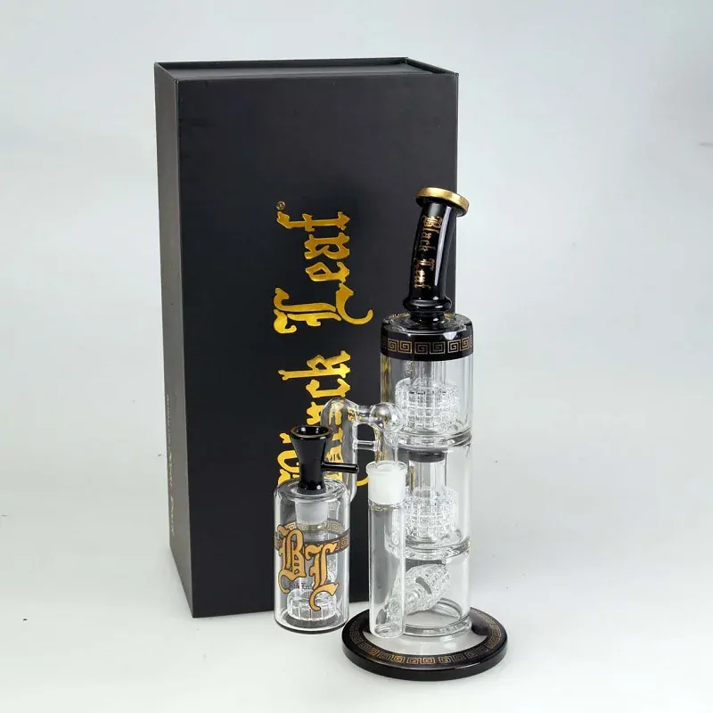 Black Leaf Bong set 3x Drum Percolator
