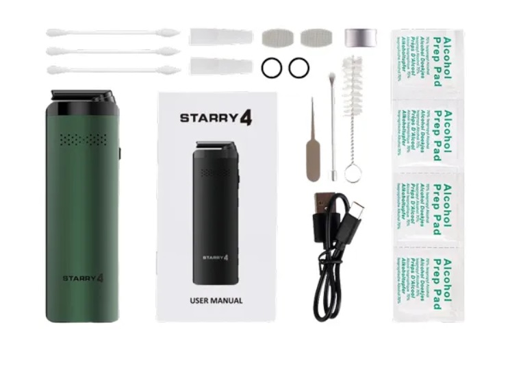 Vaporizér XMAX STARRY 4.0 set zelený