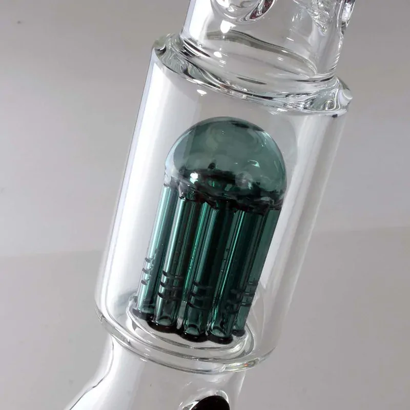 Black Leaf Beaker Bong QINGLONG