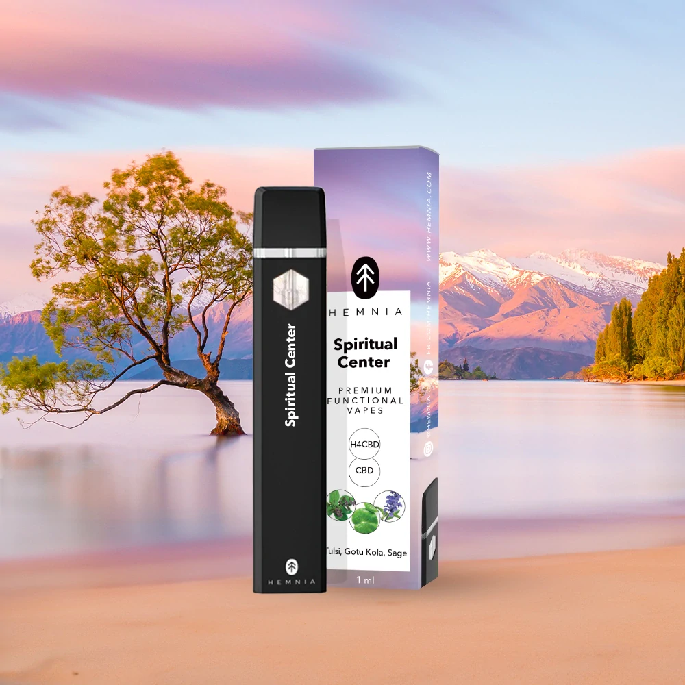 Hemnia vaporizační pero Spiritual Center - 50 % H4CBD, 45 % CBD, 1 ml