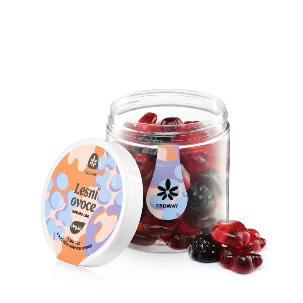 CBDWAY CBD Vegan Lesní směs 500 mg