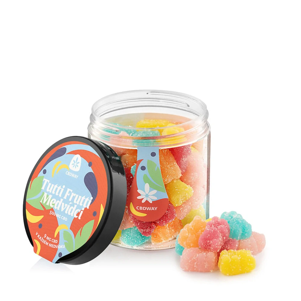 CBDWAY CBD Medvídci Tutti Frutti 2000 mg