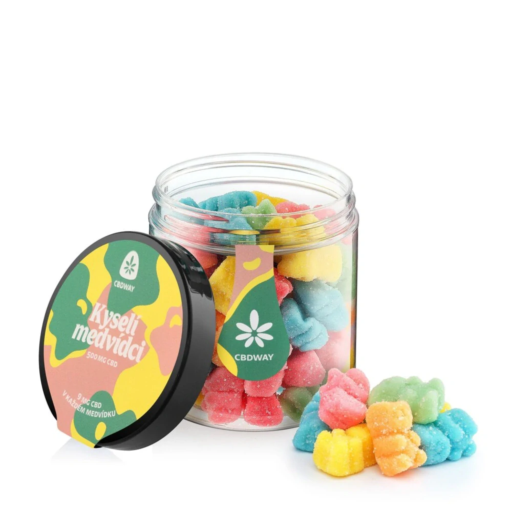 CBDWAY CBD Kyselí medvídci 500 mg