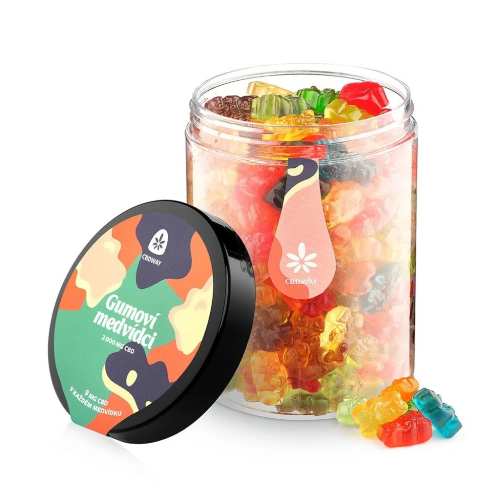 CBDWAY CBD Sladcí medvídci 2000 mg