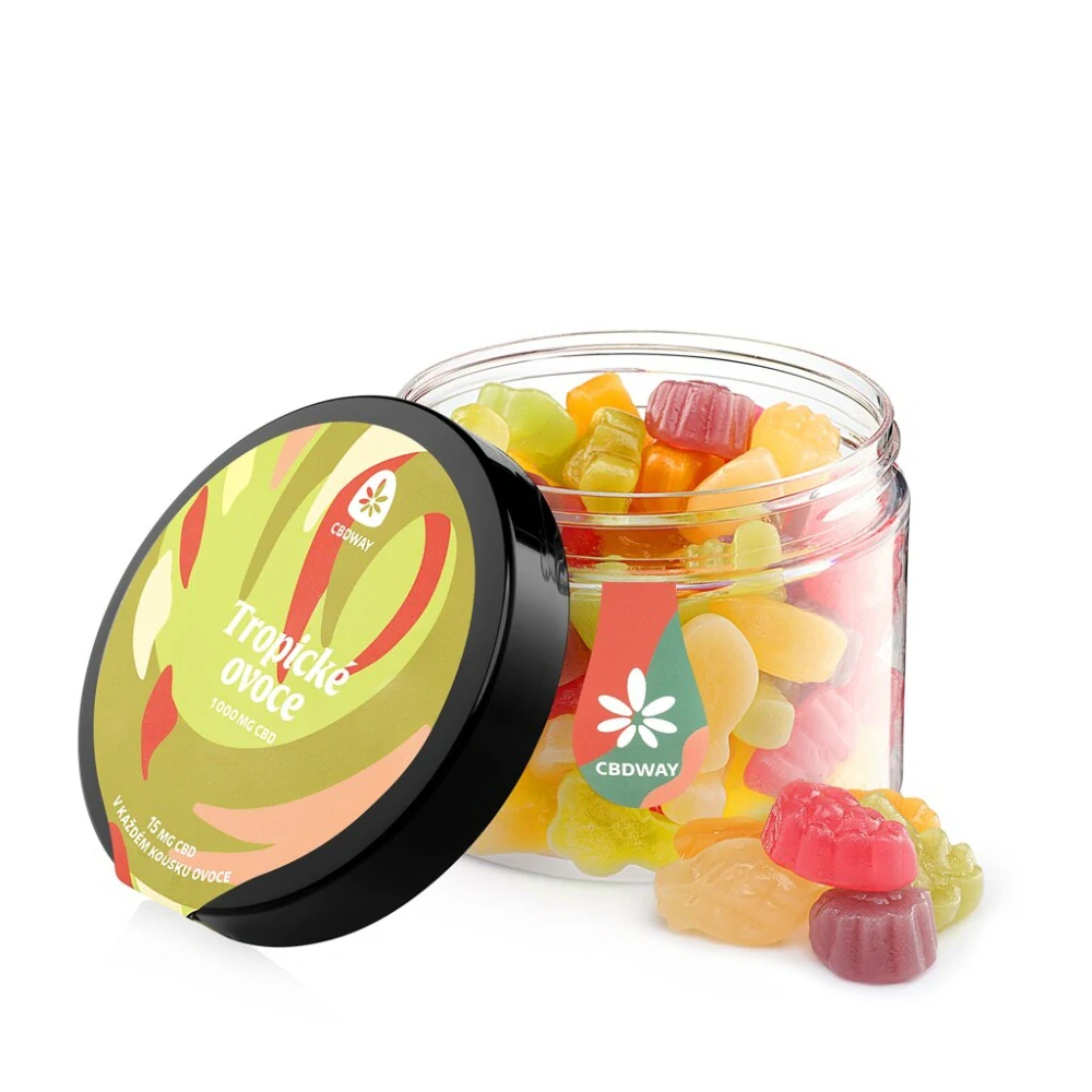 CBDWAY CBD Tropická směs 1000 mg