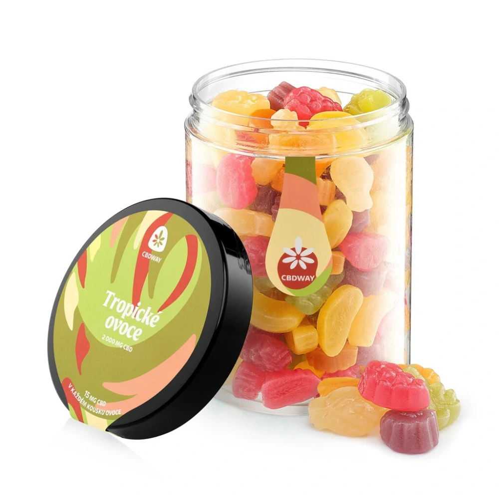 CBDWAY CBD Tropická směs 2000 mg