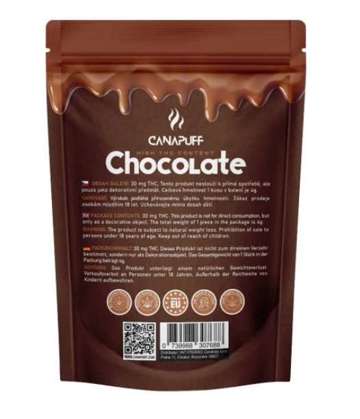 Canapuff THC Chocolate Belgian Dream – Light