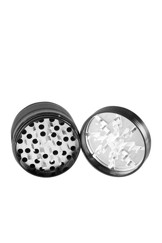 Lightning Grinder Silver. 60mm