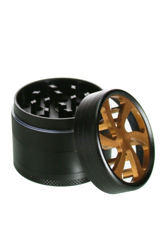 Heisenberg Cartwheel Grinder gold, 40mm