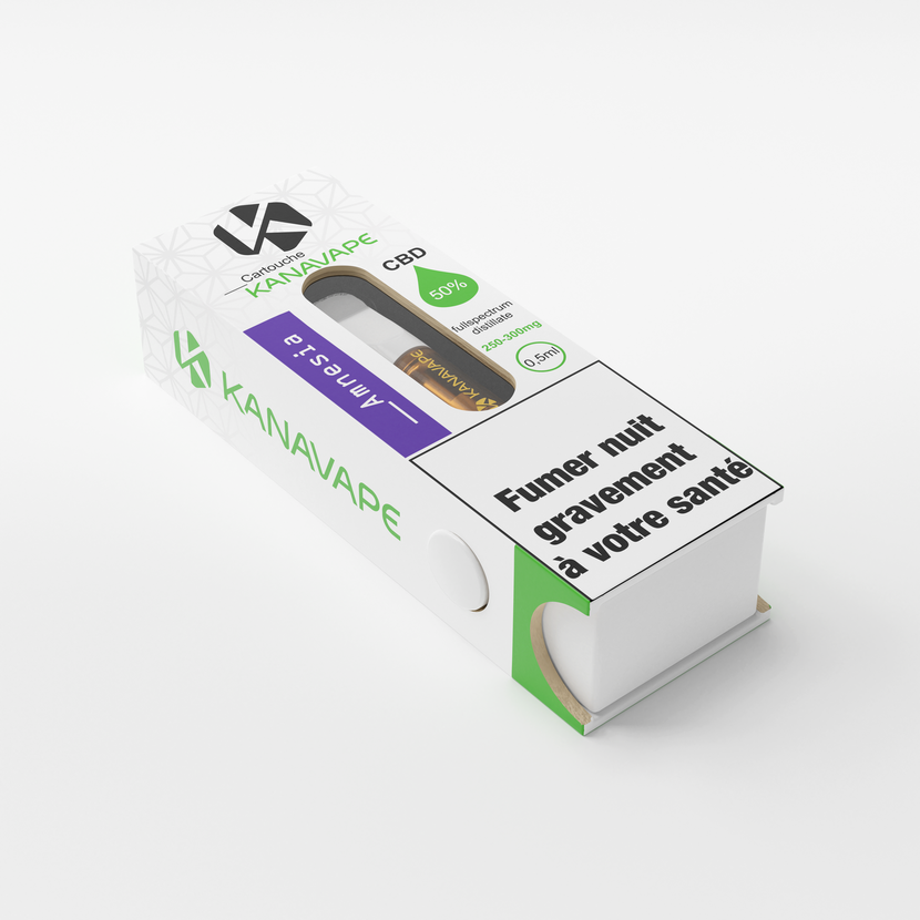 Kanavape Amnesia Cartridge 50% CBD