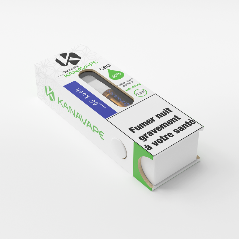 Kanavape OG Kush Cartridge 50% CBD