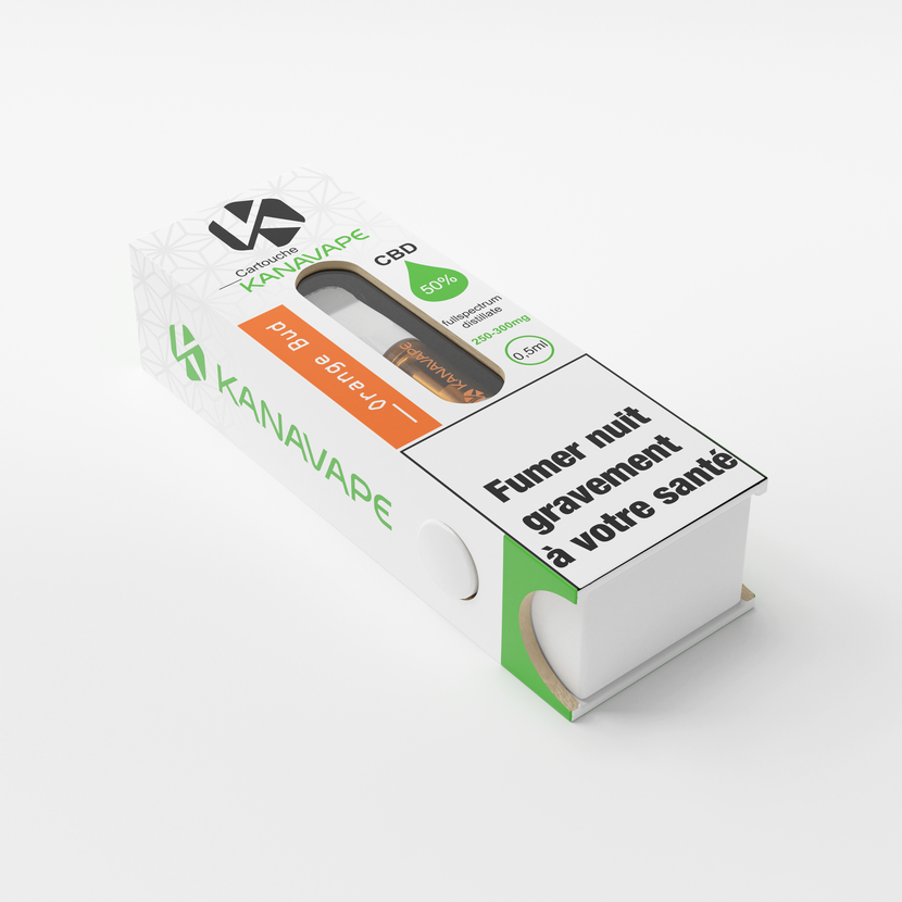 Kanavape Orange Bud Cartridge 50% CBD