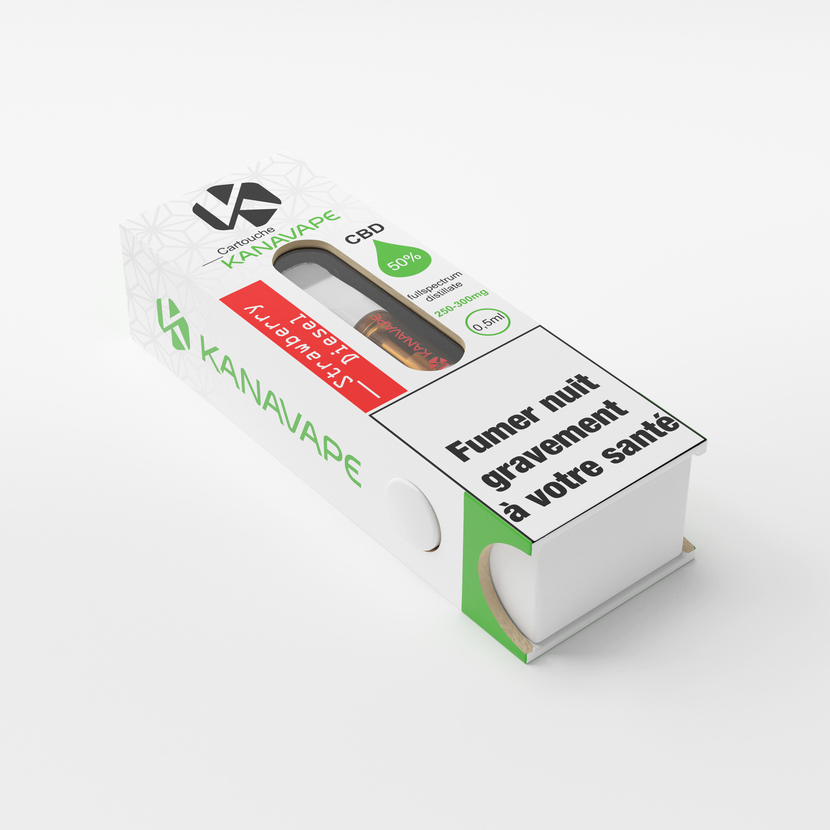 Kanavape Strawberry Diesel Cartridge 50% CBD