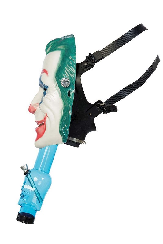 Bong maska Klaun zelený