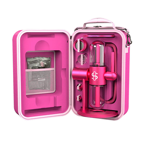 Stündenglass Kompact Gravity vodní dýmka - Růžová