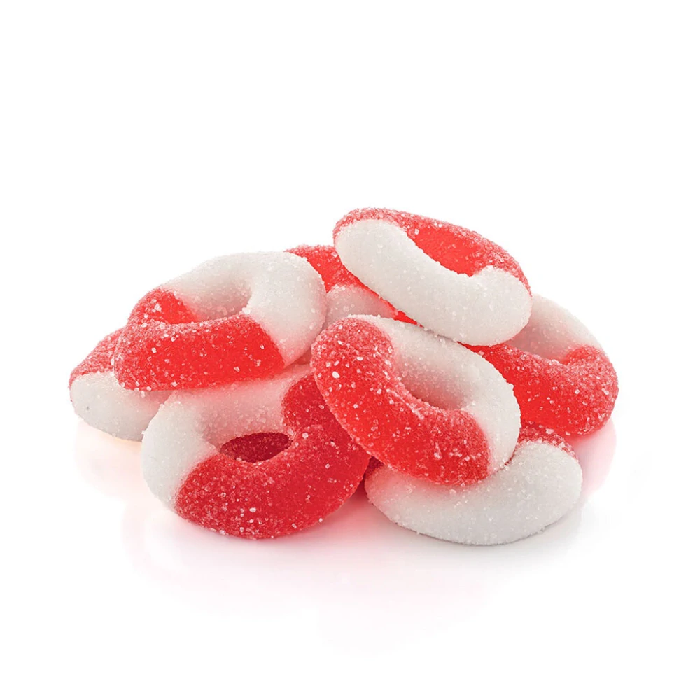 CBDWAY CBD Kyselé želé kroužky s příchutí melounu 250 mg