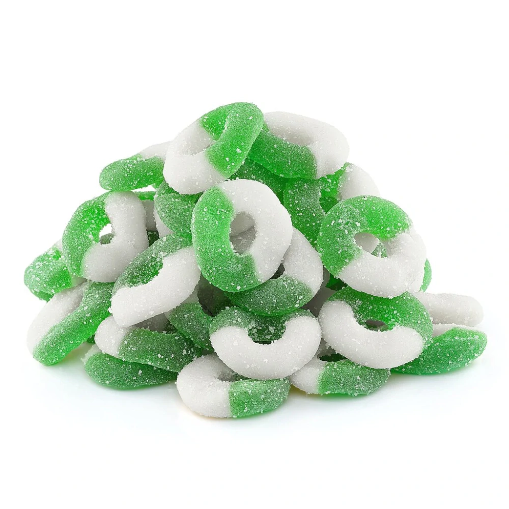 CBDWAY CBD Kyselé želé kroužky s příchutí jablka 1000 mg