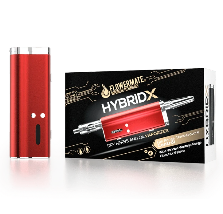 Flowermate Hybrid X vaporizér - Červený