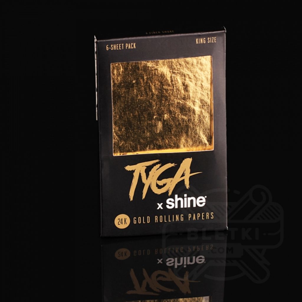Shine 24K 6-Sheet TYGA Pack 6ks zlatých papírků