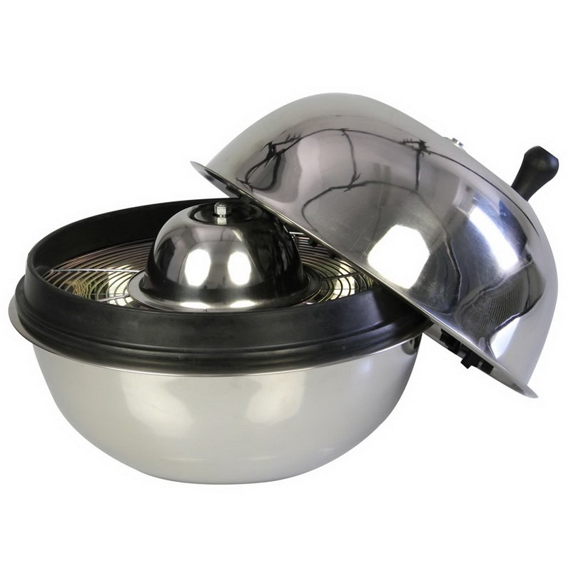 Tumble Trimmer ruční střihač, manuální pohon, chrom provedení