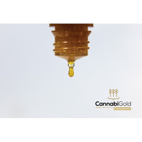 12ml CannabiGold zlatý olej 15% CBD