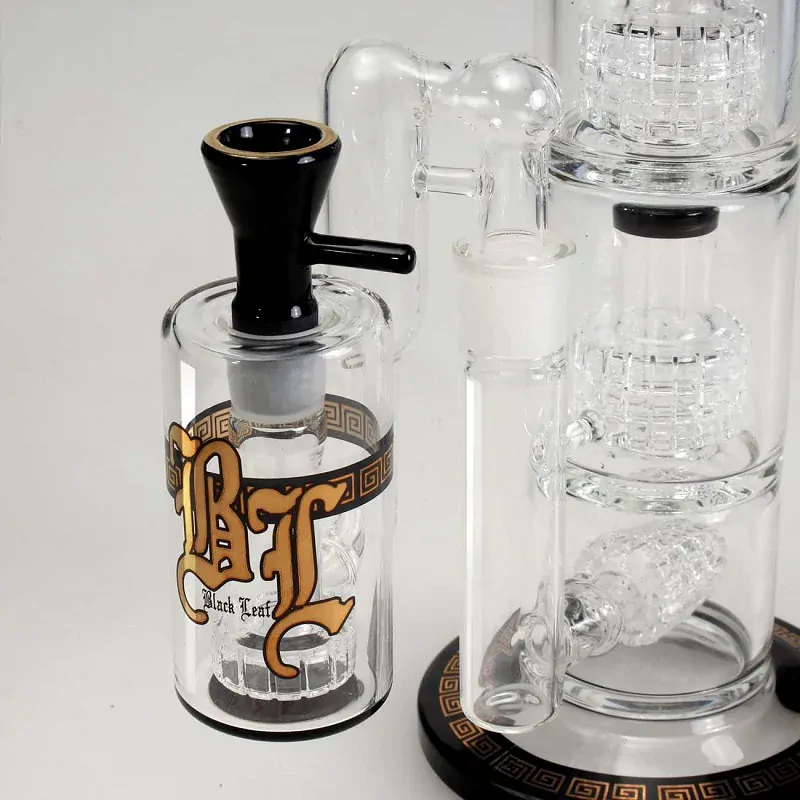 Black Leaf Bong set 3x Drum Percolator