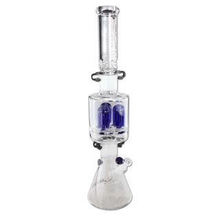 M+M Blaze Kombinovaný Bong 3-dílný modrý