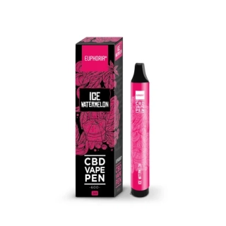 Euphoria CBD Jednorázové Vape Pen Ice Watermelon, 2 ml