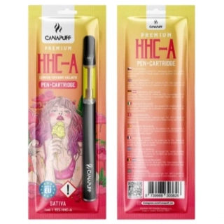 CanaPuff Lemon Cherry Gelato 95% HHC-A - Pen+Cartridge, 1 ml