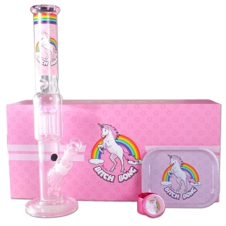 Black Leaf Bitch Bong s cylindr perkolací set