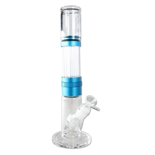 Black Leaf Skleněný Bong KIT modrá