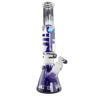 BLAZE M+M Flask Bong Spiral 2-dílný modrý