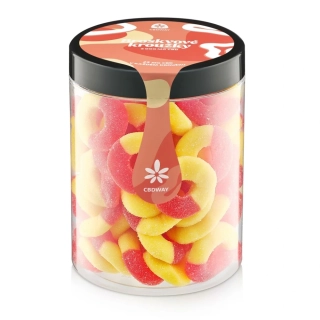 CBDWAY CBD Kyselé želé kroužky s příchutí broskve 2000 mg