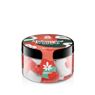 CBDWAY CBD Kyselé želé kroužky s příchutí melounu 250 mg