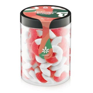 CBDWAY CBD Kyselé želé kroužky s příchutí melounu 2000 mg