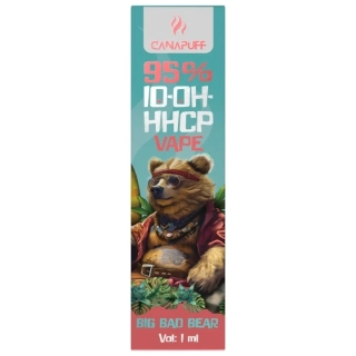 CanaPuff Big Bad Bear 95% 10-OH-HHCP - Jednorázovka, 1 ml