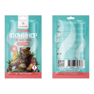 CanaPuff Big Bad Bear 95% 10-OH-HHCP - Cartridge, 1 ml