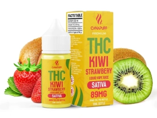 CanaPuff Kiwi Strawberry 89mg THC - Liquid, 30 ml