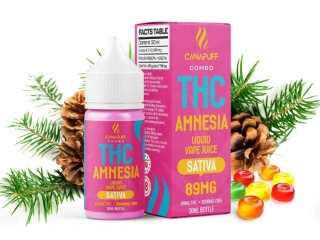 CanaPuff THC/2000mg CBD - Amnesia 89mg THC - Liquid, 30 ml