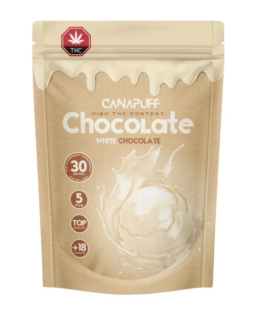 Canapuff THC Chocolate Belgian Dream – White