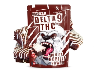 Canapuff THC Brownie White Gorilla Power – Delta 9 THC